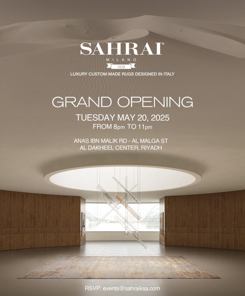 We are thrilled to announce our grand opening in Riyadh, Saudi Arabia on May 20th 2025. 

